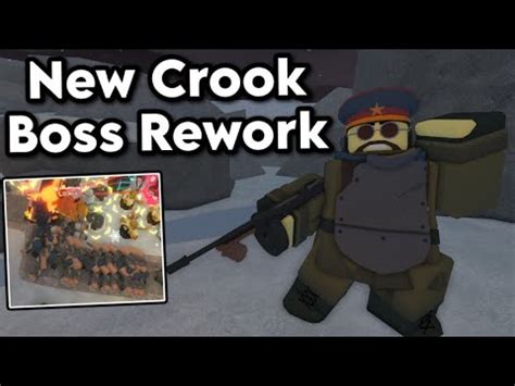 New Crook Boss Rework Tower Defense Simulator YouTube