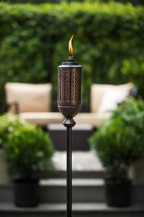 Copper Tiki Brand 65 Inch Kiawah Metal Torch