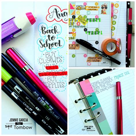 Get Organized With Tombow USA By Jennie Garcia Tombow USA Blog