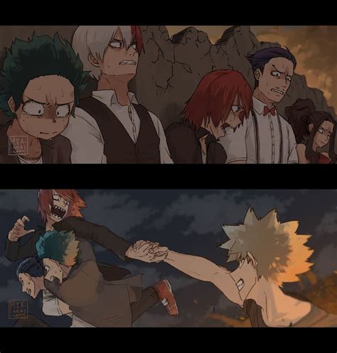 Characters Midoriya Izuku Todoroki Shouto Kirishima Eijirou Tenya Iida Momo Yaoyorozu