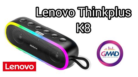 Altavoz Port Til Lenovo Thinkplus K Speaker Luces De Neon Sonido Hifi