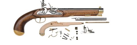 Double Barrel Flintlock Pistol Kit