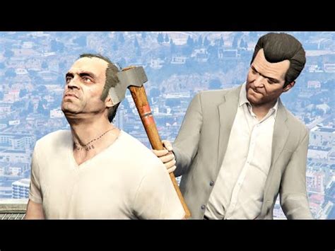 Gta V Pc Michael Kills Trevor Editor Rockstar Movie Cinematic Short