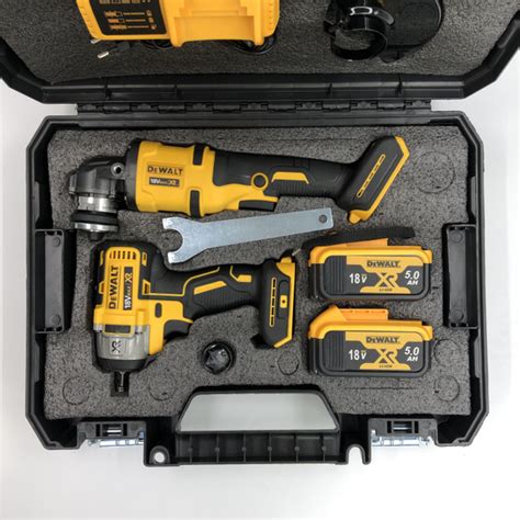 Набор электроинструментов DeWalt: УШМ Болгарка и гайковерт, 18В / набор ...