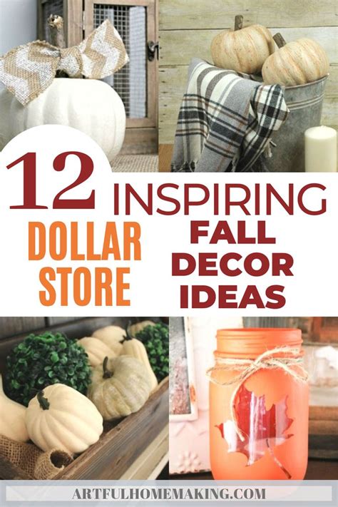 Creative And Cozy Dollar Store Fall Decor Ideas