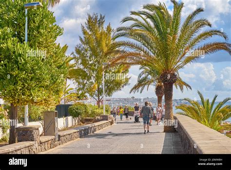 Playa De Ingles Promenade Gran Canaria Spain Stock Photo Alamy