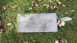 Paul Albert Roseberry M Morial Find A Grave