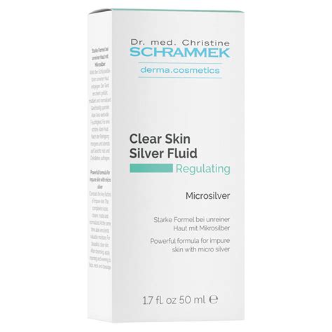 Dr Med Christine Schrammek Regulating Clear Skin Silver Fluid Ml