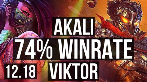 Akali Vs Viktor Mid Winrate Legendary Euw Diamond