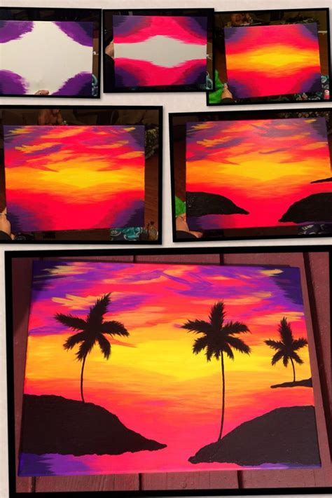 Neon sunset – Artofit