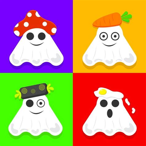 Premium Vector Cute Ghost Illustration Vector