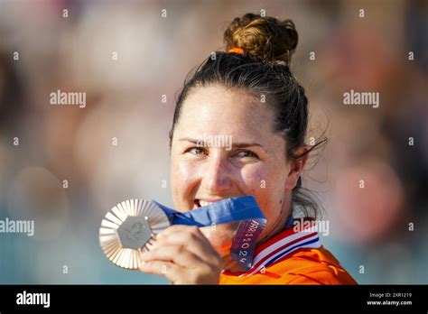Marseille Annelous Lammerts During The Ceremony Of Her Bronze Medal