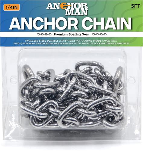 Amazon Anchor Man Stainless Ft Steel Anchor Chain For Boats