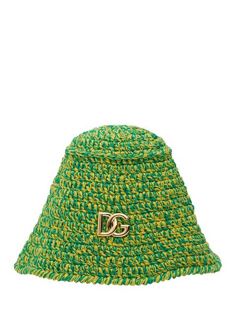 Chapeau Dolce Gabbana Luxe Vert Pour Femme Modalova