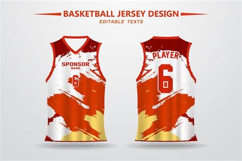 Basketball Jersey Template Vector Art Icons And Graphics For Free