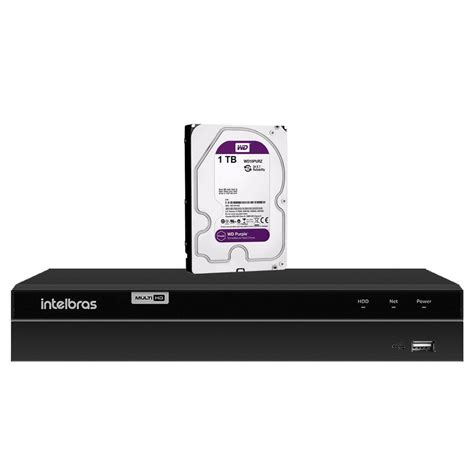 Gravador Digital DVR Intelbras 8 Canais KaBuM