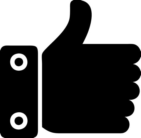 thumbs up black fill icon 47822571 Vector Art at Vecteezy