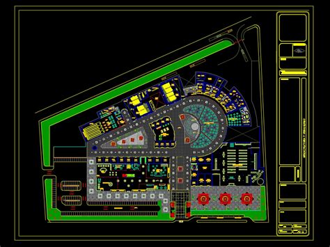 Centro Comercial Em Autocad Baixar Cad Grátis 2 25 Mb Bibliocad