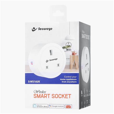 Shop Smarthome Secureye 16 A Smart Wifi Plug Online Home Centre Qatar