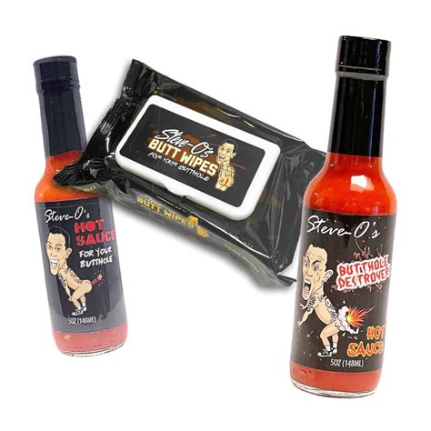 Steve-Os – Juego de salsa picante para tu trasero Salsa picante