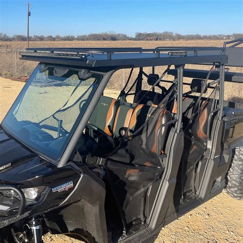 Can Am Defender Max Crew Metal Roof Rack Tops By Ranch Armor