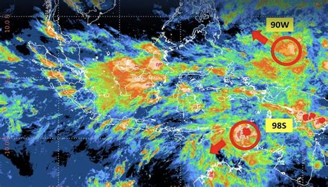 2 Bibit Siklon Tropis Terdeteksi Bmkg Waspada Gelombang Tinggi Hingga