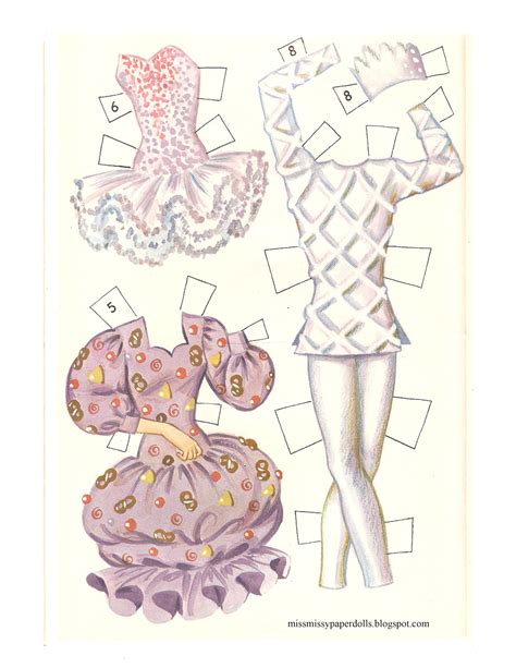 Miss Missy Paper Dolls The Nutcracker Ballet Cutouts Paper Dolls