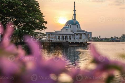 Masjid India Floating Mosque Located In Kuching City Sarawak East