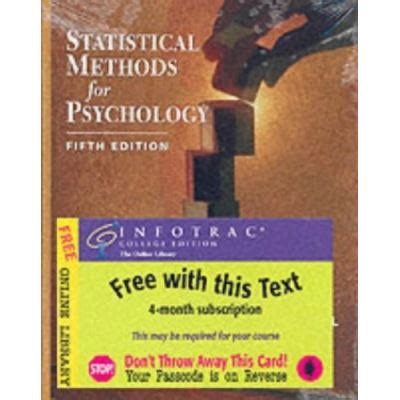 Statistical Methods For Psychology Poche Achat Livre Fnac