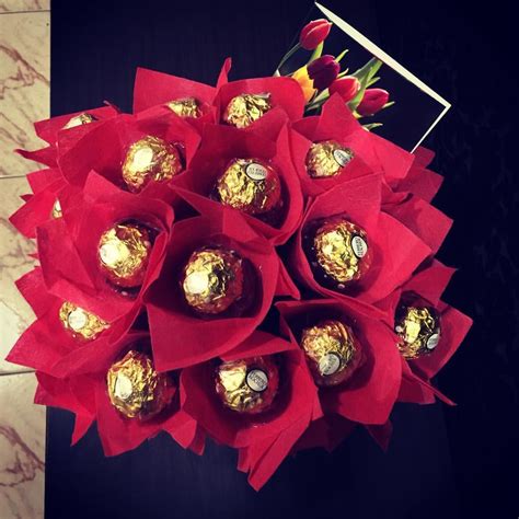 Dial A Bouquet On Instagram Ferrero Rocher Chocolates In A Red Box