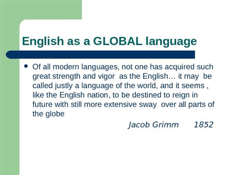 english   global language world english