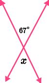 Vertically Opposite Angles - GCSE Maths - Steps & Examples