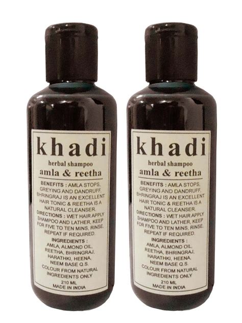 Buy Khadi Herbal Amla Reetha Shampoo 420 Ml Set Of 2 Online 265 From