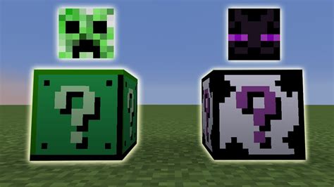 DE CREEPER EN ENDERMAN LUCKY BLOCKS YouTube