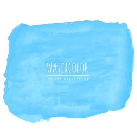 Blau Aquarell Hintergrund Vektor Kostenlose Vektor