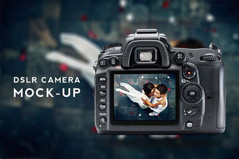 Free DSLR camera mockup psd :: Behance