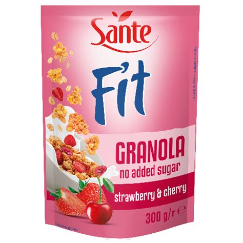 Fit Granola Truskawka Wi Nia Bez Dodatku Cukru G Sklep Internetowy