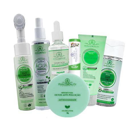 Kit Cuidado Facial Antioleosidade Itens Ph Llebeauty Shopee Brasil