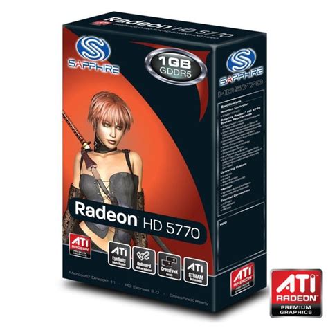 Sapphire ATI HD 5770 1Go GDDR5 Prix Pas Cher Cdiscount