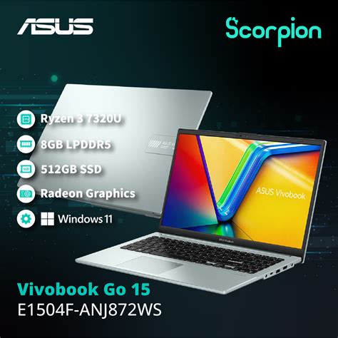 Asus Vivobook Go 15 E1504f Anj872ws Laptop（aeon Credit Services 36 Monthly Installments