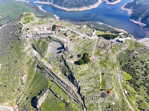 Prise De Vue A Rienne Par Drone De L Ancienne Ville De L Acropole De