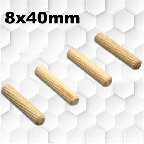 Jual Stik Kayu Dowel X Mm Pen Dowel Set Pcs Model Ulir Lebih Kuat