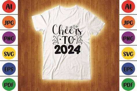 Cheers to 2024 Graphic by svgstore209 · Creative Fabrica