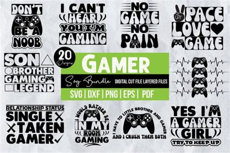 Gamer Svg Bundle Gaming Svg Graphic By Svgstudiodesignfiles Creative