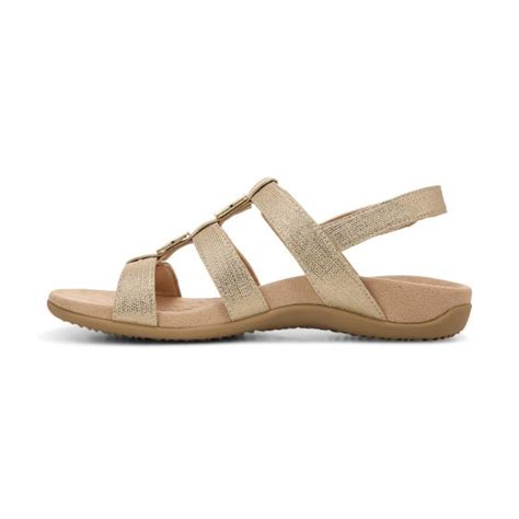 Vionic Amber Adjustable Womens Sandal With Orthaheel Technology