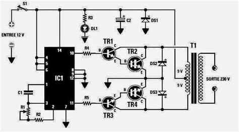 Converter Vdc To Vac Or Inverter Circuit Diagram Electrical