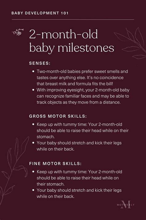 Free Month Old Baby Milestones Chart Download In PDF, 60% OFF