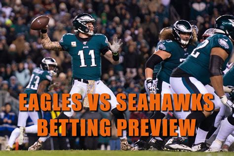 Eagles Vs Seahawks Betting Prediction Odds And Picks Crossing Broad