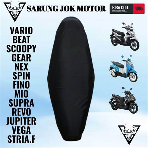 Sarung Jok Motor Cover Jok Vario Beat Mio Fino Gear Jupiter