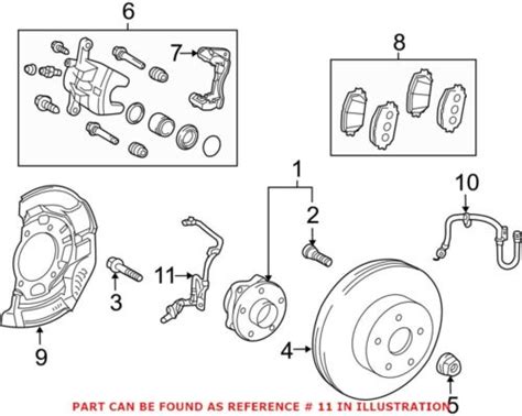 Genuine Oem Abs Wheel Speed Sensor For Toyota Ebay